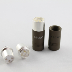 Wtyk XLR KaCsa MC-940S High End (Cu - miedź Tellurowa srebrzona) Męski